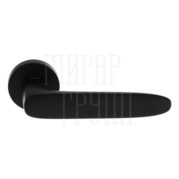 Дверная ручка на круглой розетке Forme 491R 'Sun' (FIXA) черный