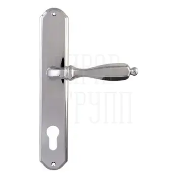 Дверная ручка на планке Melodia 298/131 'Camilla' полированный хром (cyl)