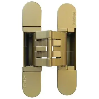 KUBICA K2760 DXSX, петля скрытая универсальная (60 kg) матовое золото