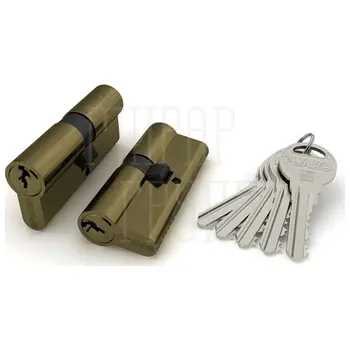 Цилиндровый механизм Fuaro (Фуаро) R300/60 (25+10+25) бронза
