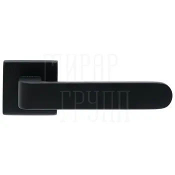 Дверная ручка Extreza Hi-tech 'RUBI' (Руби) 121 на квадратной розетке R11 черный