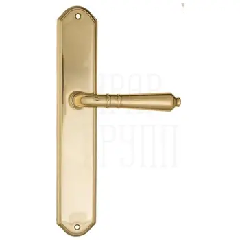 Дверная ручка Fratelli Cattini 'TOSCANA' на планке PL02 полированная латунь