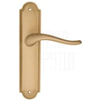 Дверная ручка Fratelli Cattini 'LAVERA' на планке PL248 матовая латунь