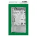 Защелка магнитная Ajax (Аякс) врезная MAGNLN72-50 WH, упаковка
