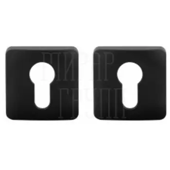 Накладки на квадратной розетке под цилиндр Colombo PT13 черный