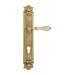 Дверная ручка Venezia 'COLOSSEO' на планке PL97, полированная латунь (cyl)