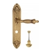 Дверная ручка Venezia "OLIMPO" на планке PL90, французское золото (wc)