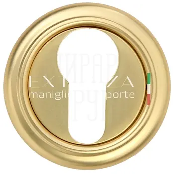 Накладка дверная под цилиндр Extreza CYL R01 французское золото
