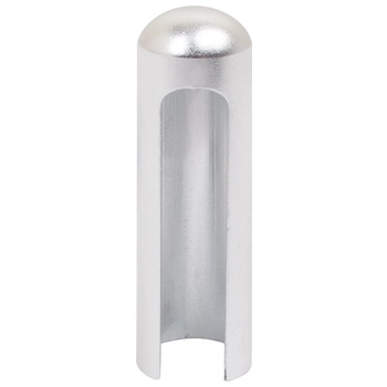 Колпачок Tupai декоративный алюминиевый закругленный для петель D14 матовый хром