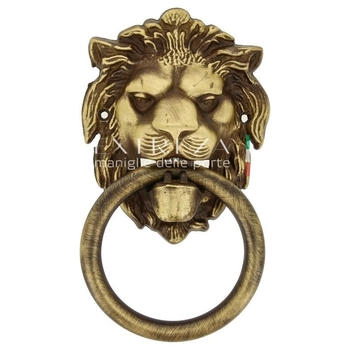 Стучалка для двери декоративная Extreza 'Leo' матовая бронза