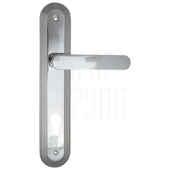 Дверная ручка Fratelli Cattini 'PIPPA' на планке PL288 полированный хром (cyl)