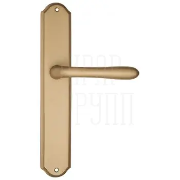 Дверная ручка Fratelli Cattini 'EMMA' на планке PL02 матовая латунь