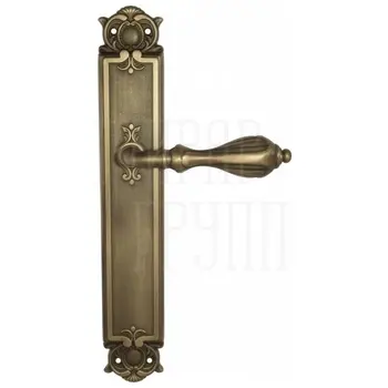 Дверная ручка Venezia 'ANAFESTO' на планке PL97 матовая бронза