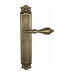 Дверная ручка Venezia "ANAFESTO" на планке PL97, матовая бронза