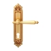 Дверная ручка на планке Melodia 235/229 'Mirella', французское золото (cyl)