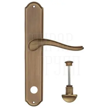 Дверная ручка Fratelli Cattini 'LAVERA' на планке PL02 матовая бронза (wc-2)