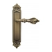 Дверная ручка Venezia 'FLORENCE' на планке PL96, матовая бронза