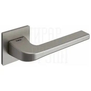 Дверная ручка Tupai 'Supra' 3097 5S Q (на тонком основании 5 мм) никель