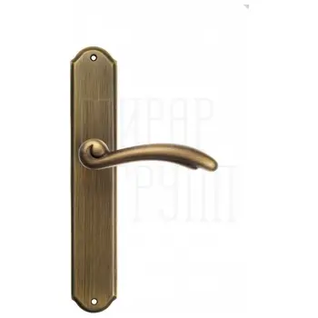 Дверная ручка Venezia 'VERSALE' на планке PL02 матовая бронза