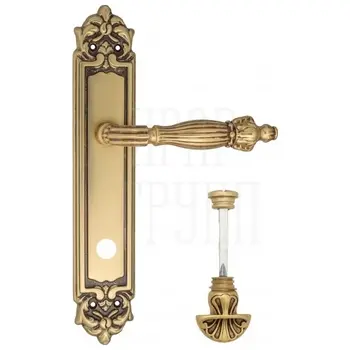 Дверная ручка Venezia 'OLIMPO' на планке PL96 французское золото (wc-4)