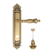Дверная ручка Venezia "OLIMPO" на планке PL96, французское золото (wc-4)