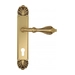 Дверная ручка Venezia 'ANAFESTO' на планке PL87, французское золото (cyl)