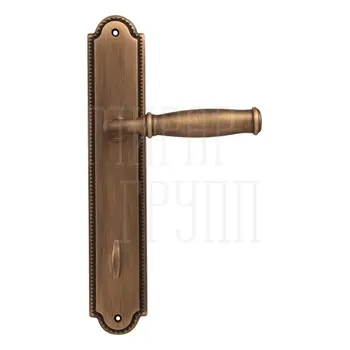 Дверная ручка на планке Melodia 266/458 'Isabel' матовая бронза (wc)