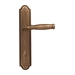 Дверная ручка на планке Melodia 266/458 'Isabel', матовая бронза (wc)