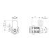 Кулачковый замок Mul-t-lock MTL600 D19, схема 19