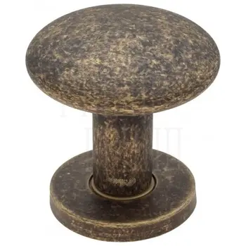 Ручка дверная кноб поворотная Fratelli Cattini 'BRESCIA' P34 Ø62 античная бронза