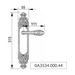 Дверная ручка на планке Mestre OA 3534, схема