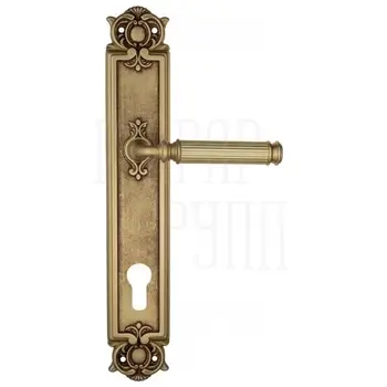 Дверная ручка Venezia 'MOSCA' на планке PL97 французское золото (cyl)