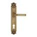 Дверная ручка Venezia "MOSCA" на планке PL97, французское золото (cyl)
