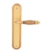 Дверная ручка на планке Melodia 404/235 "Siena", французское золото
