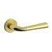 Дверная ручка на розетке Mandelli "S101", матовое золото + золото