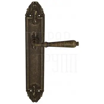 Дверная ручка Venezia 'CLASSIC' на планке PL90 античная бронза
