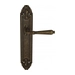 Дверная ручка Venezia 'CLASSIC' на планке PL90, античная бронза