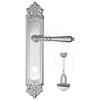 Дверная ручка Fratelli Cattini 'NAPOLI' на планке PL96 полированный хром (wc-2)