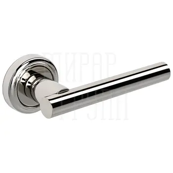 Дверная ручка Extreza CLASSIC 'PIVOT' 132 на круглом основании R01 никель