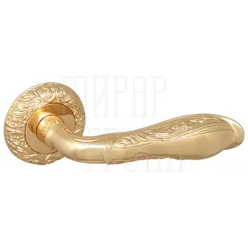 Дверные ручки на раздельном основании Fuaro (Фуаро) 'DINASTIA' SM золото 24к