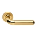 Дверные ручки на розетке Morelli Luxury "Gavana", матовое золото + золото