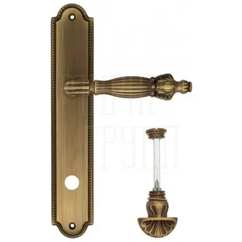 Дверная ручка Venezia 'OLIMPO' на планке PL98 матовая бронза (wc-4)