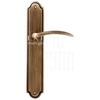 Дверная ручка Extreza 'SIMONA' (Симона) 314 на планке PL03 матовая бронза
