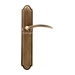 Дверная ручка Extreza 'SIMONA' (Симона) 314 на планке PL03, матовая бронза