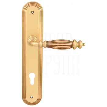 Дверная ручка на планке Melodia 404/235 'Siena' французское золото (cyl)