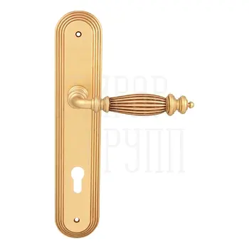 Дверная ручка на планке Melodia 404/235 'Siena' французское золото (cyl)