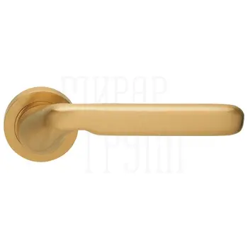 Дверные ручки на розетке Morelli Luxury 'Nirvana' матовое золото