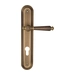 Дверная ручка Fratelli Cattini "MARANI" на планке PL288 , матовая бронза (cyl)
