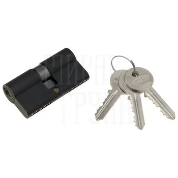 Venezia цилиндр (60 мм/25+10+25) ключ-ключ черный