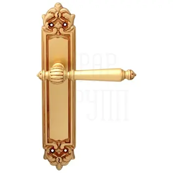 Дверная ручка на планке Melodia 235/229 'Mirella' французское золото